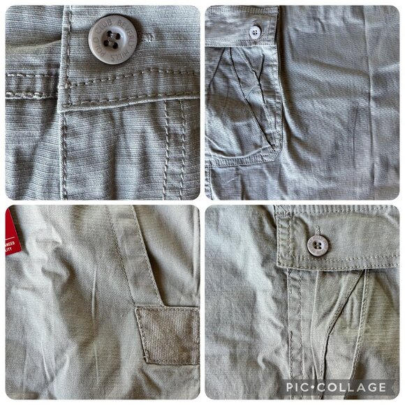 Beverly Hills Polo Club Mens Relaxed Fit Cargo Shorts Sz 48 Khaki Modern Stretch - Picture 8 of 16